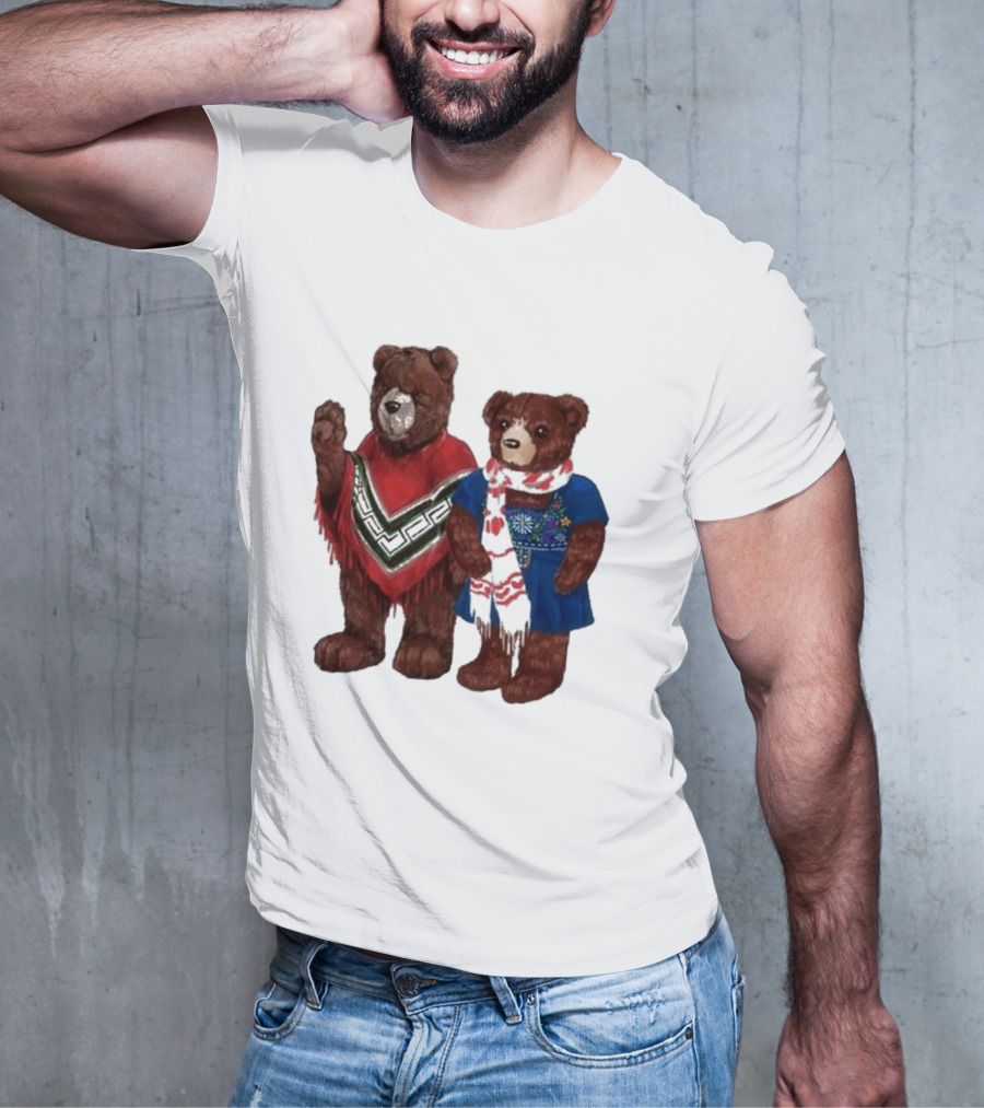 My Morning Jacket Pooch And Denise Bears Winter Poncho And Scarf T-Shirt