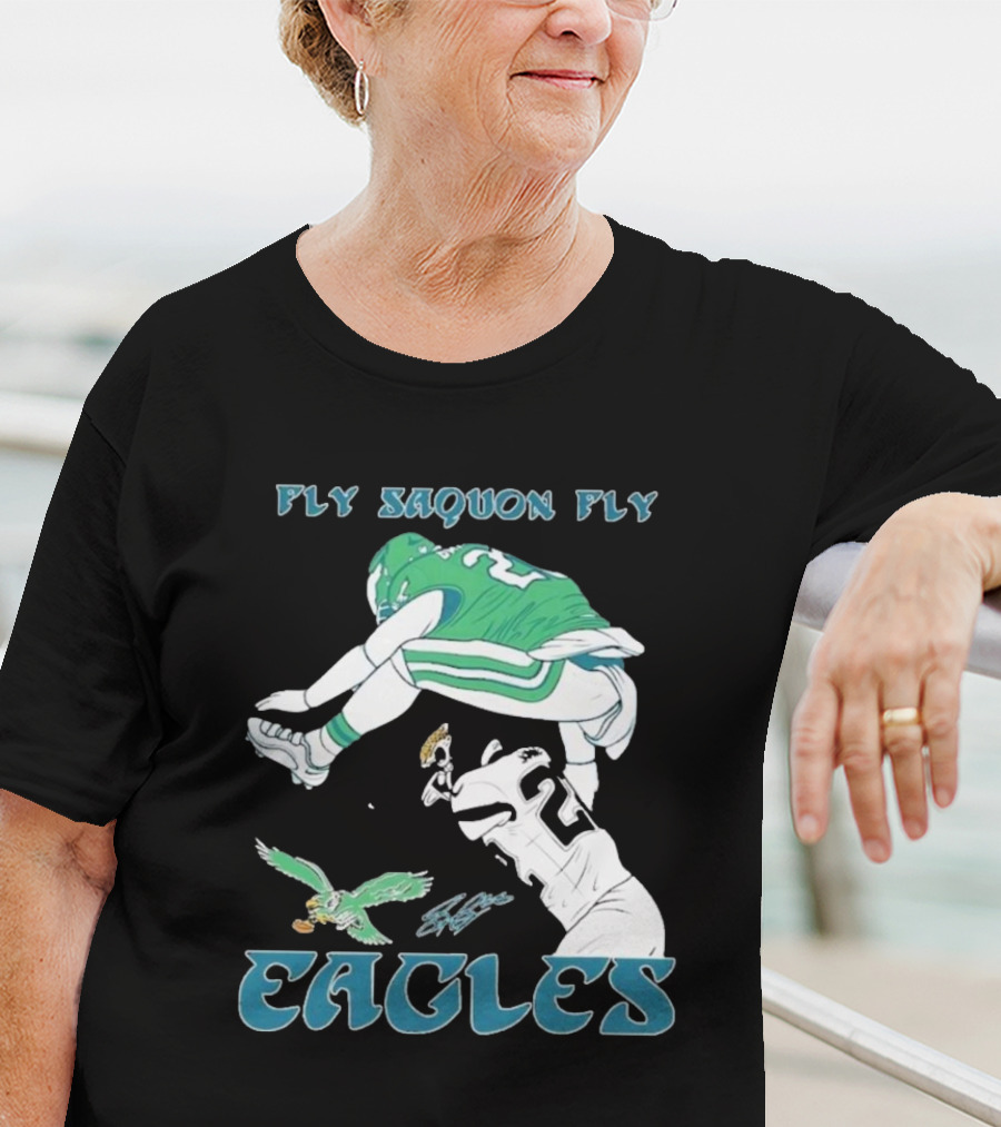 Fly Saquon Fly Eagles Philadelphia T-Shirt