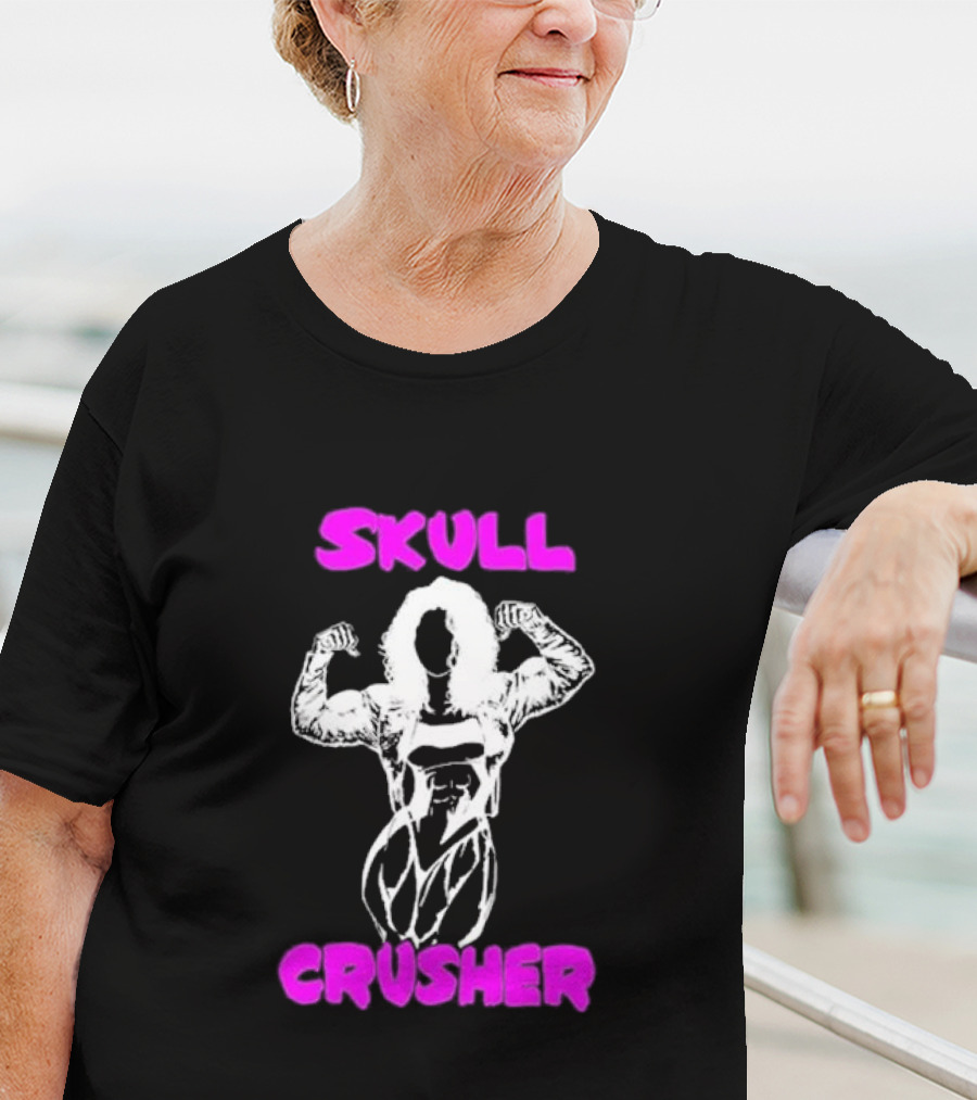 Skull Crusher Bodybuilder Flexing T-Shirt