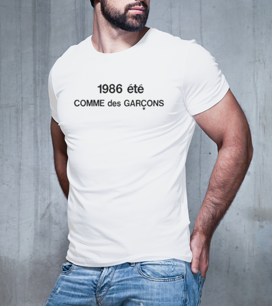 1986 Été Comme Des Garçons Iconic Collection T-Shirt