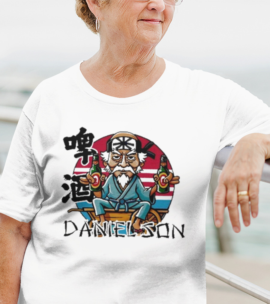 Mashtag Brady Daniel Son Parody Character Martial Arts Elder With Bottles T-Shirt