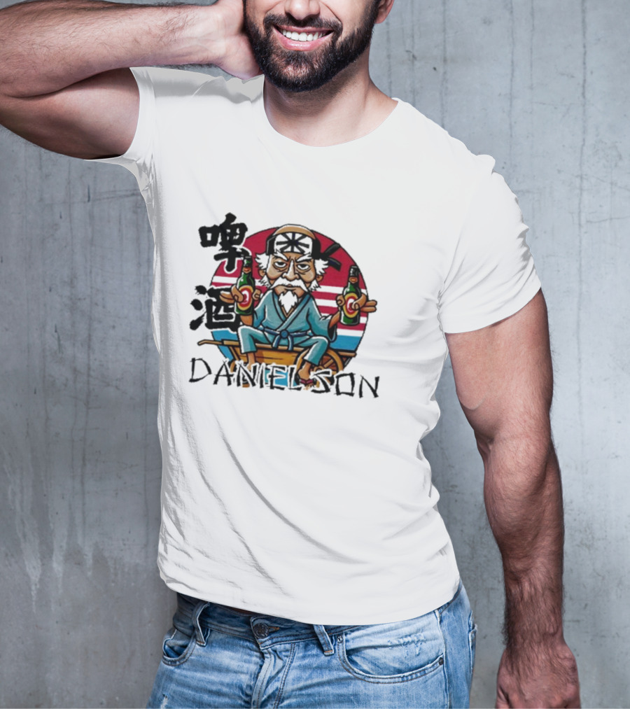 Mashtag Brady Daniel Son Parody Character Martial Arts Elder With Bottles T-Shirt