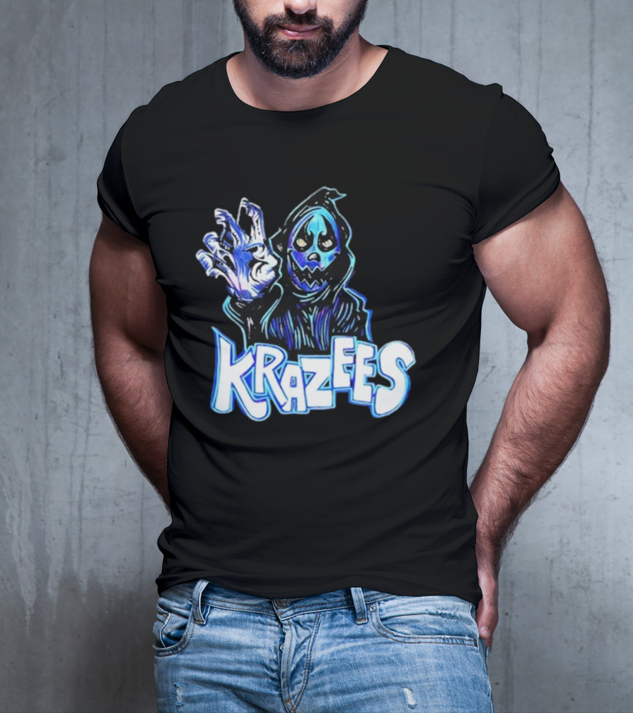 Krazees Grim Reaper Stare Krazees HOK Sent Here To Take You T-Shirt