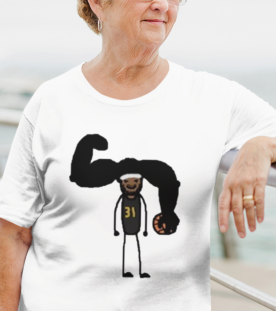 Paint The Fro Basketball Player Number 31 Basketball T-Shirt