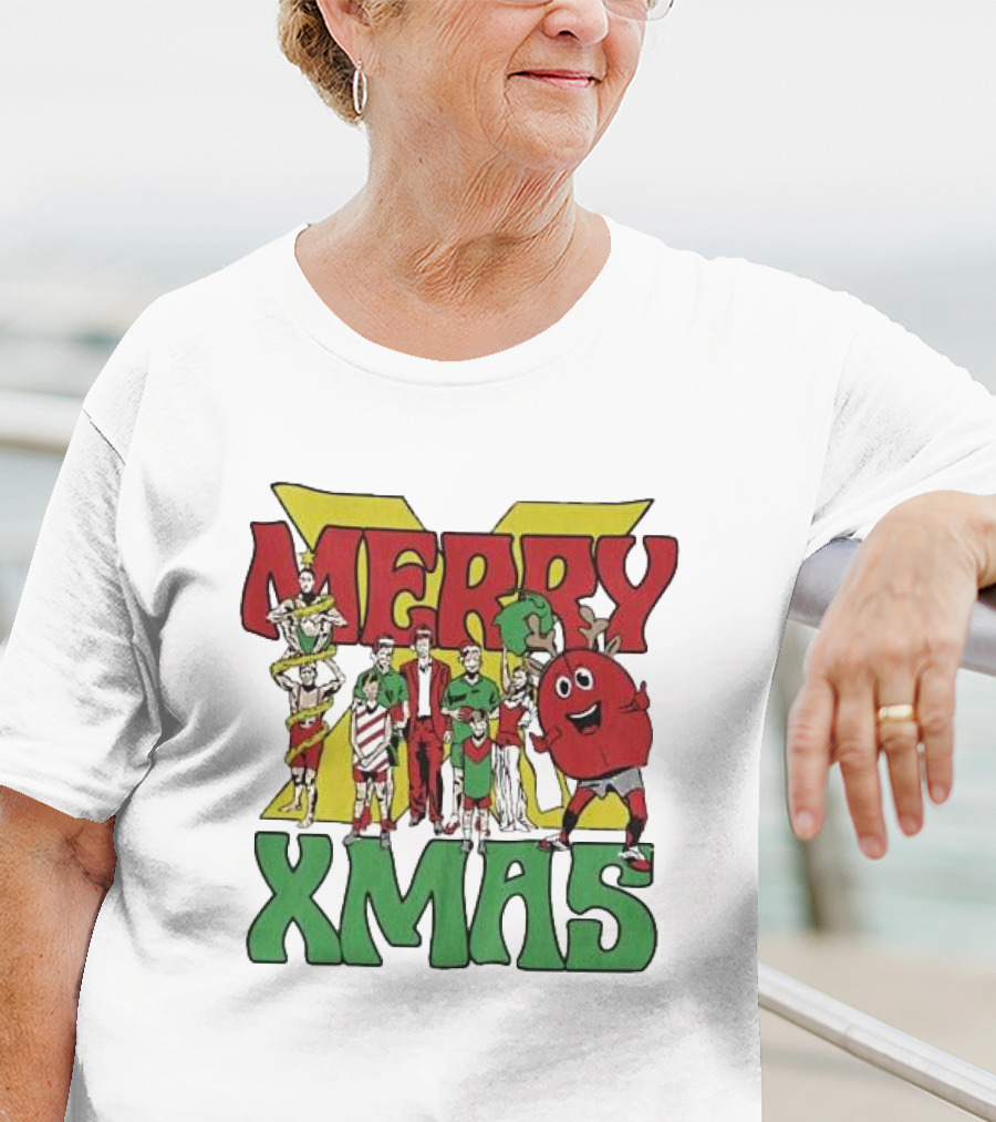 Merry Xmas X-Footy Christmas T-Shirt