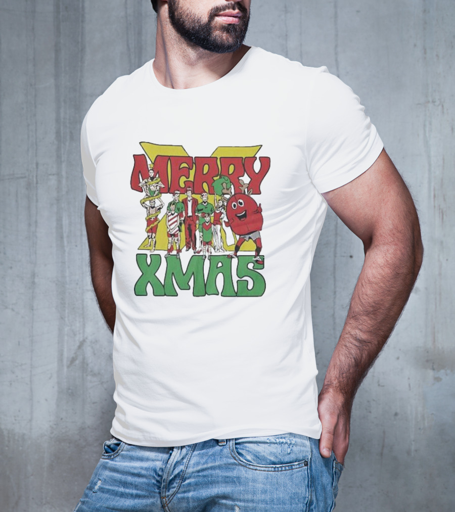 Merry Xmas X-Footy Christmas T-Shirt