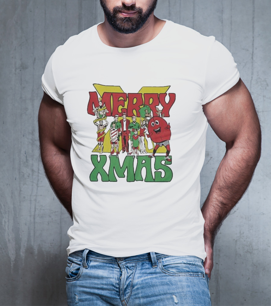 Merry Xmas X-Footy Christmas T-Shirt