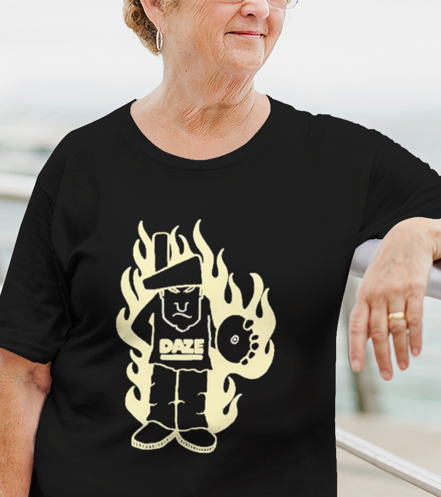 Daze Flame Vinyl Haywire For Better Or For Worse T-Shirt