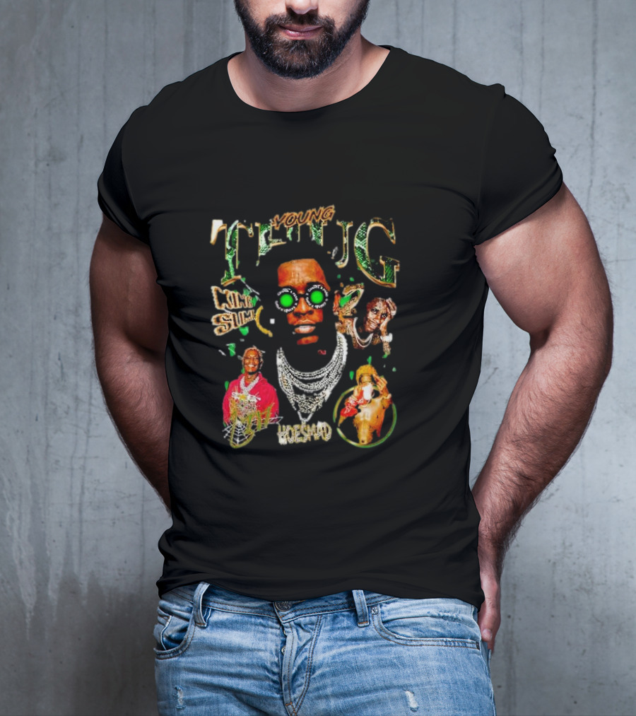 Hoesmad Young Thug King Slime Green Luxe T-Shirt