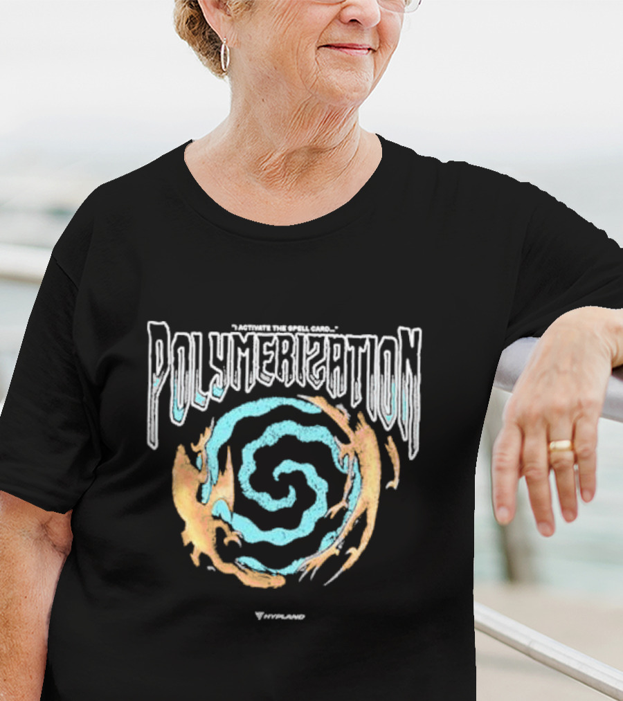 Activate The Spell Card Polymerization Spiral Design Nyland T-Shirt