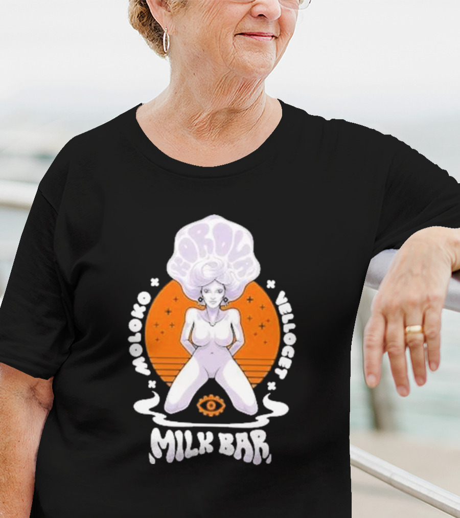 Korova Milk Bar Moloko Vellocet A Clockwork Orange Alex Malcolm McDowell T-Shirt