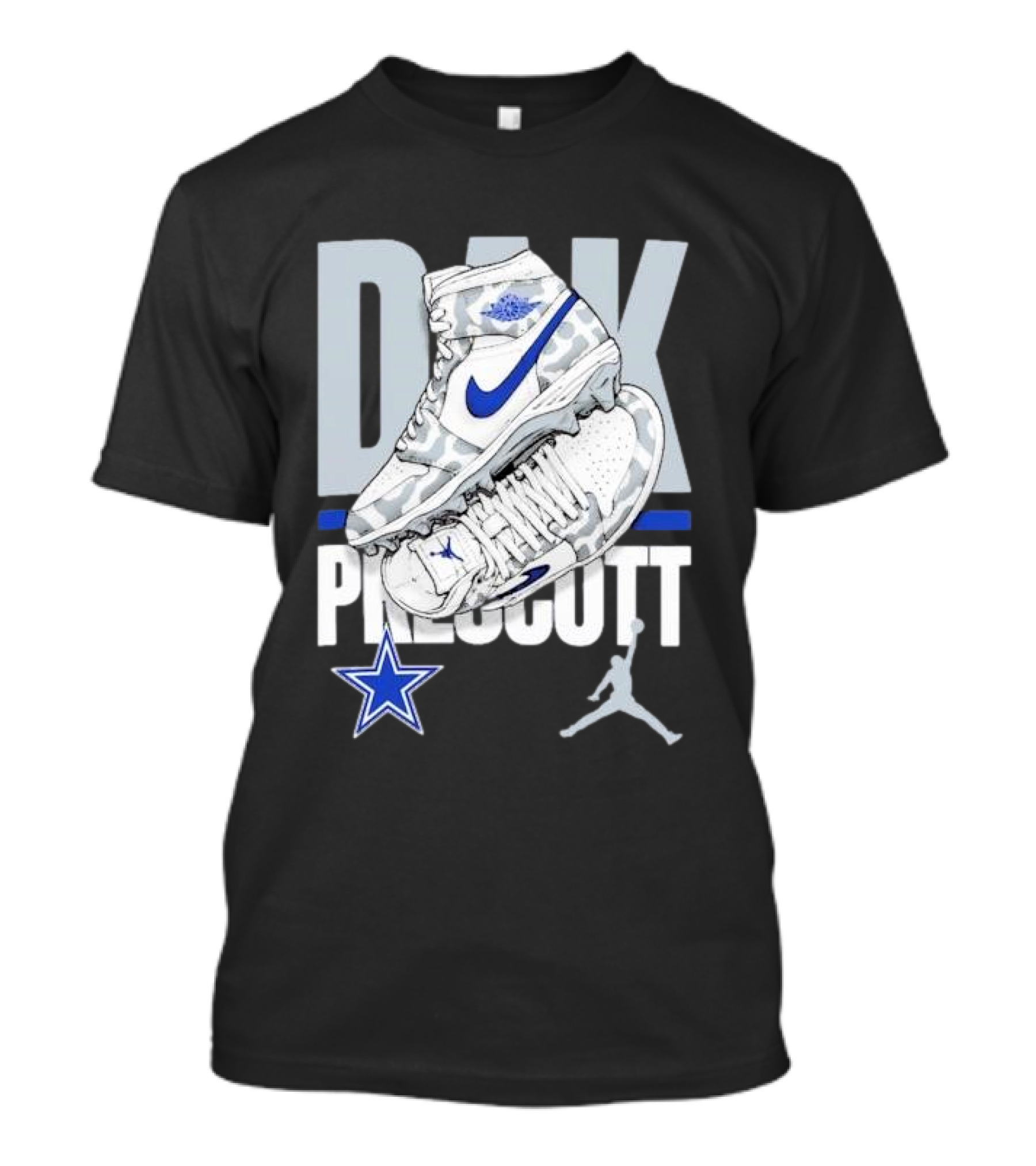 Dak Prescott Dallas Cowboys Jordan Brand Kicks Player Youth T-Shirt