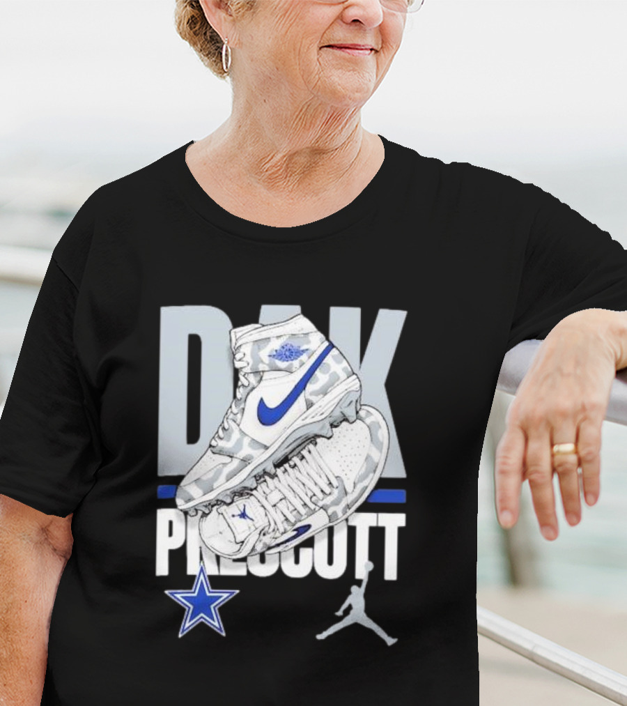 Dak Prescott Dallas Cowboys Jordan Brand Kicks Player Youth T-Shirt