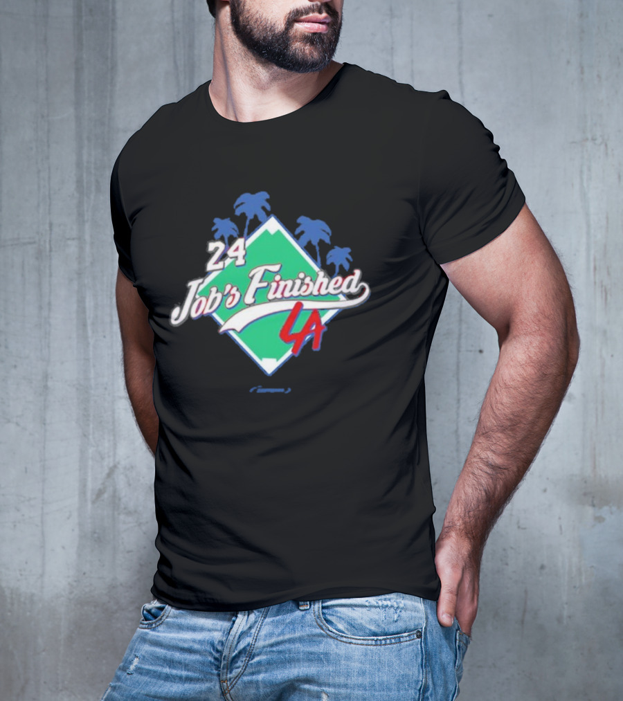 24 Job's Finished LA Palms Green Diamond T-Shirt