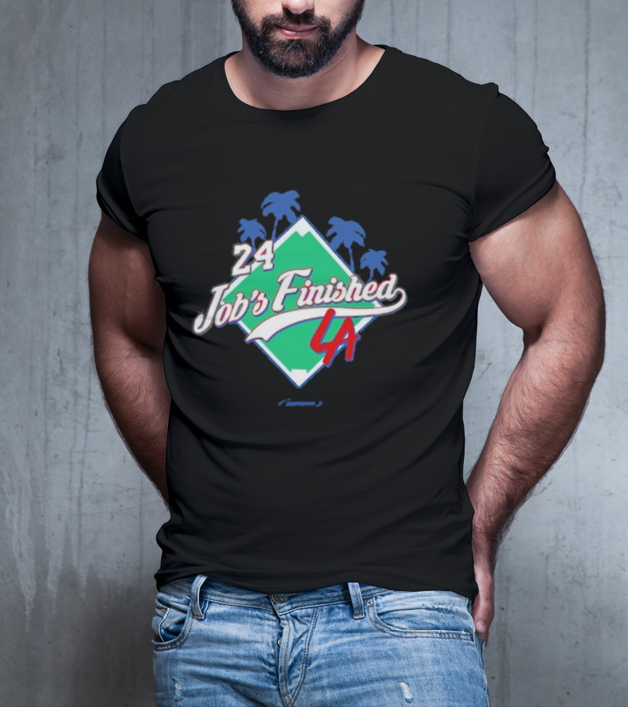 24 Job's Finished LA Palms Green Diamond T-Shirt