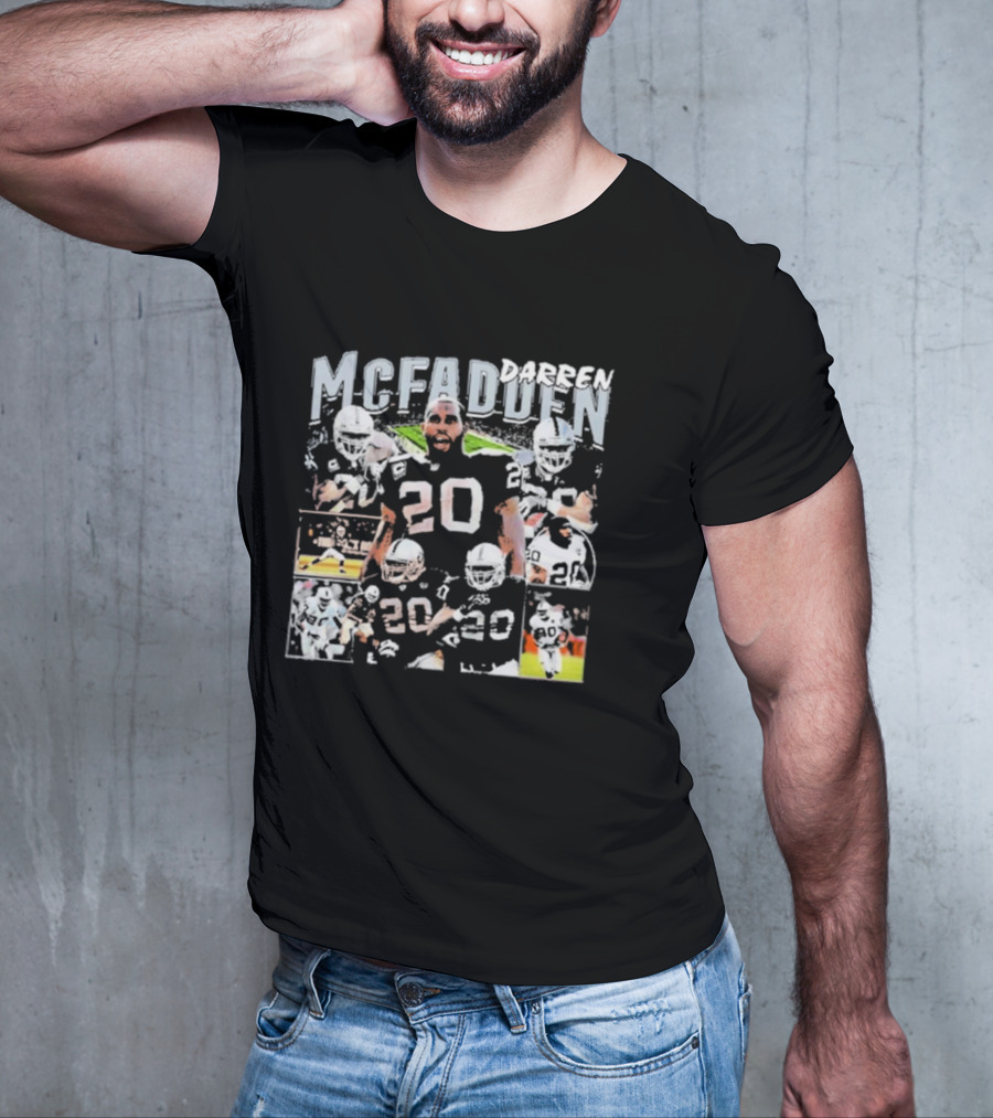 Darren McFadden Raider McFadden 20 Football Highlights T-Shirt