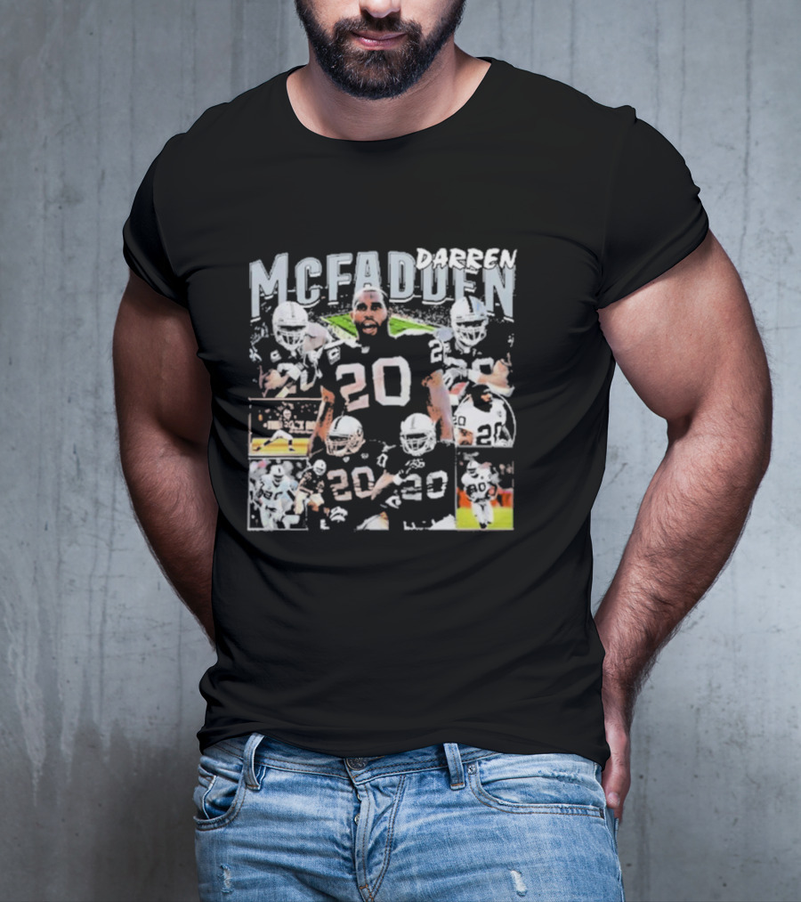 Darren McFadden Raider McFadden 20 Football Highlights T-Shirt