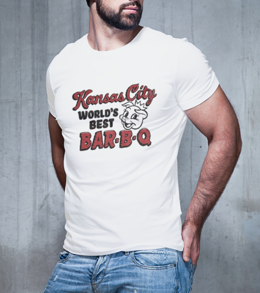 Kansas City World's Best Bar-B-Q Pig T-Shirt