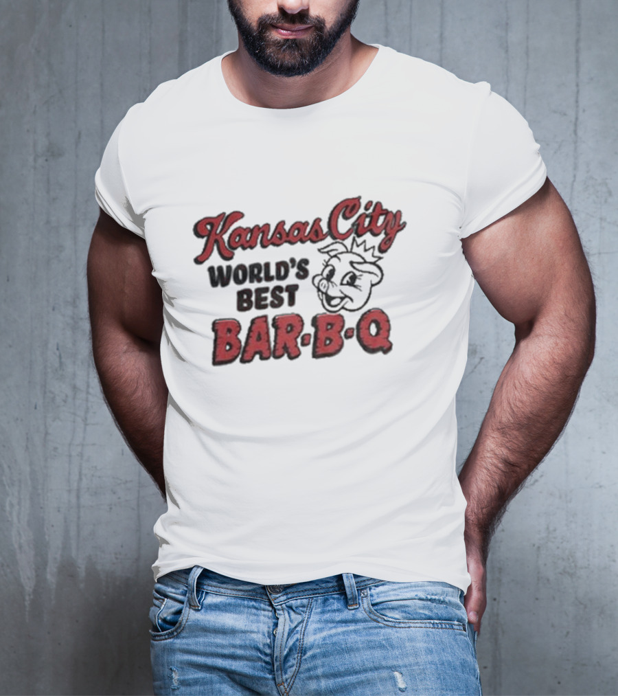 Kansas City World's Best Bar-B-Q Pig T-Shirt