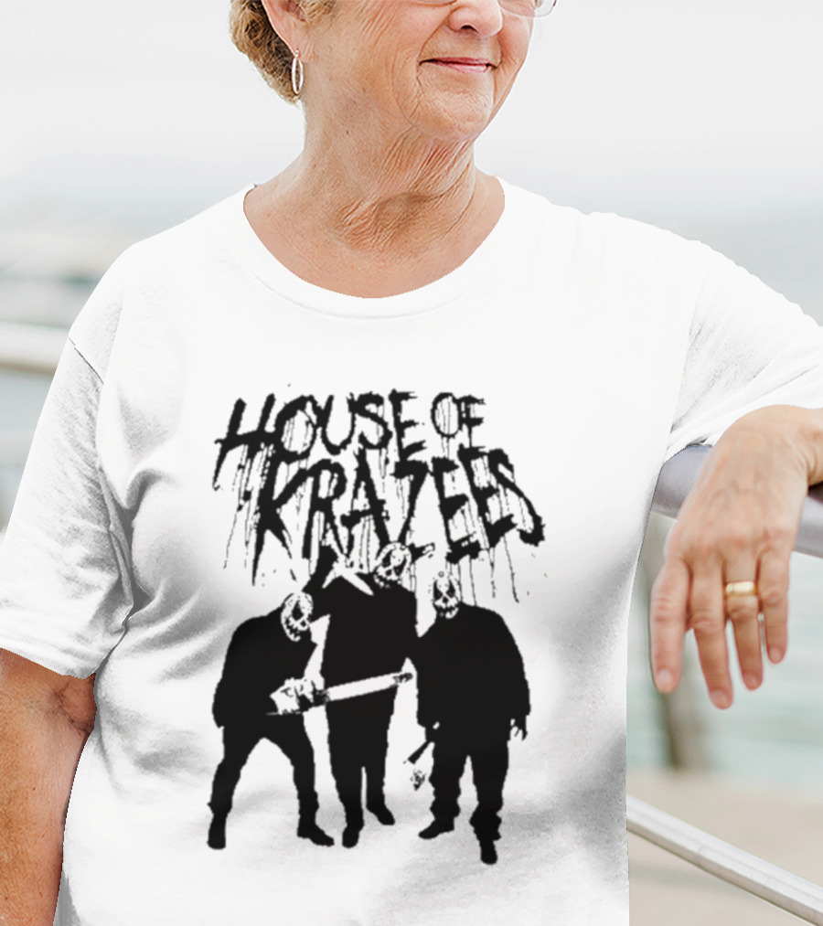 House Of Krazees MNE Stare Horror Mask Trio T-Shirt