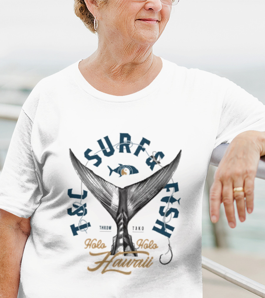 T&C Surf Fish Throw Tako Holo Holo Hawaii T-Shirt