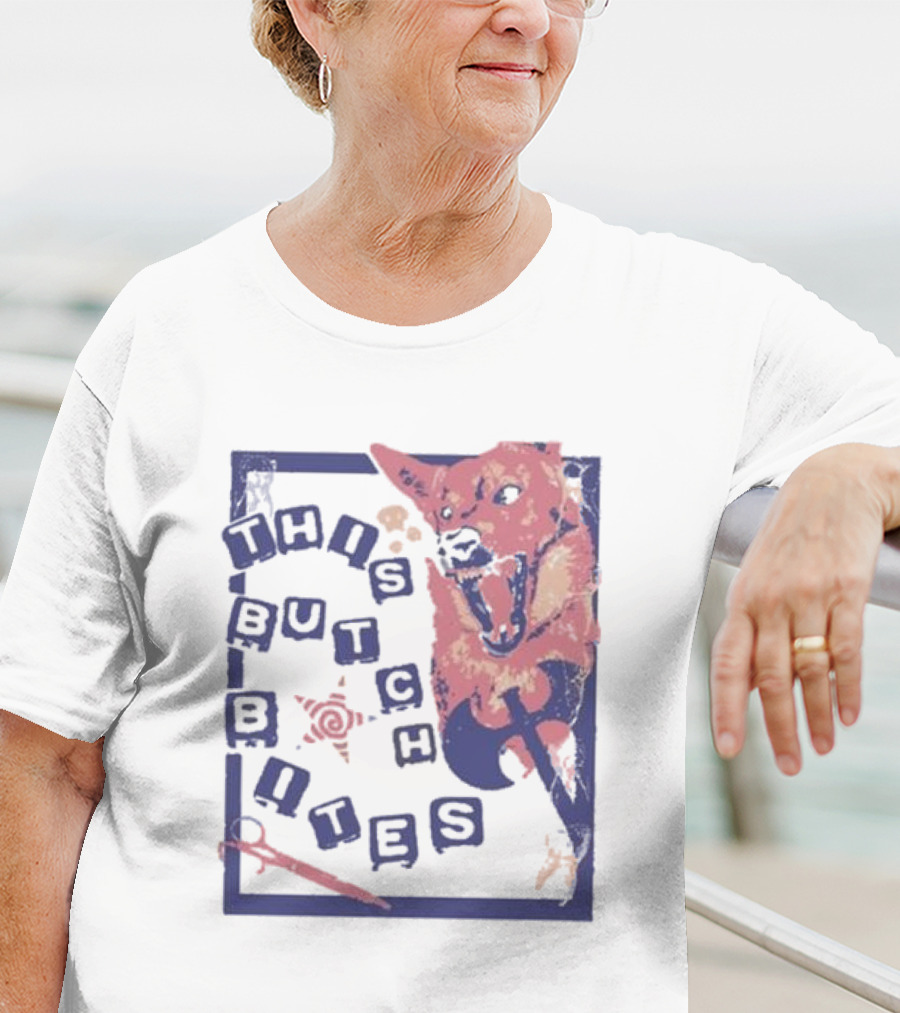 This Butch Bites Wolf Scissors T-Shirt