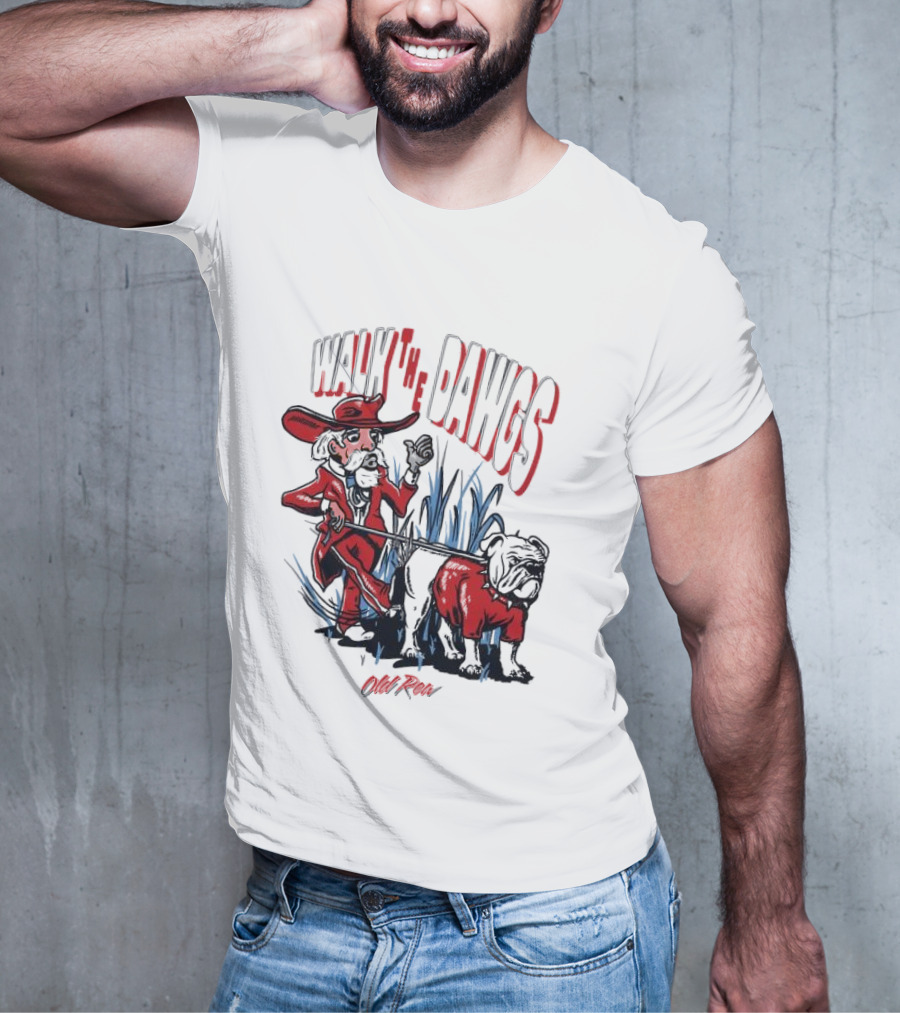 Walk The Dawgs Old Row Bulldog Cowboy T-Shirt