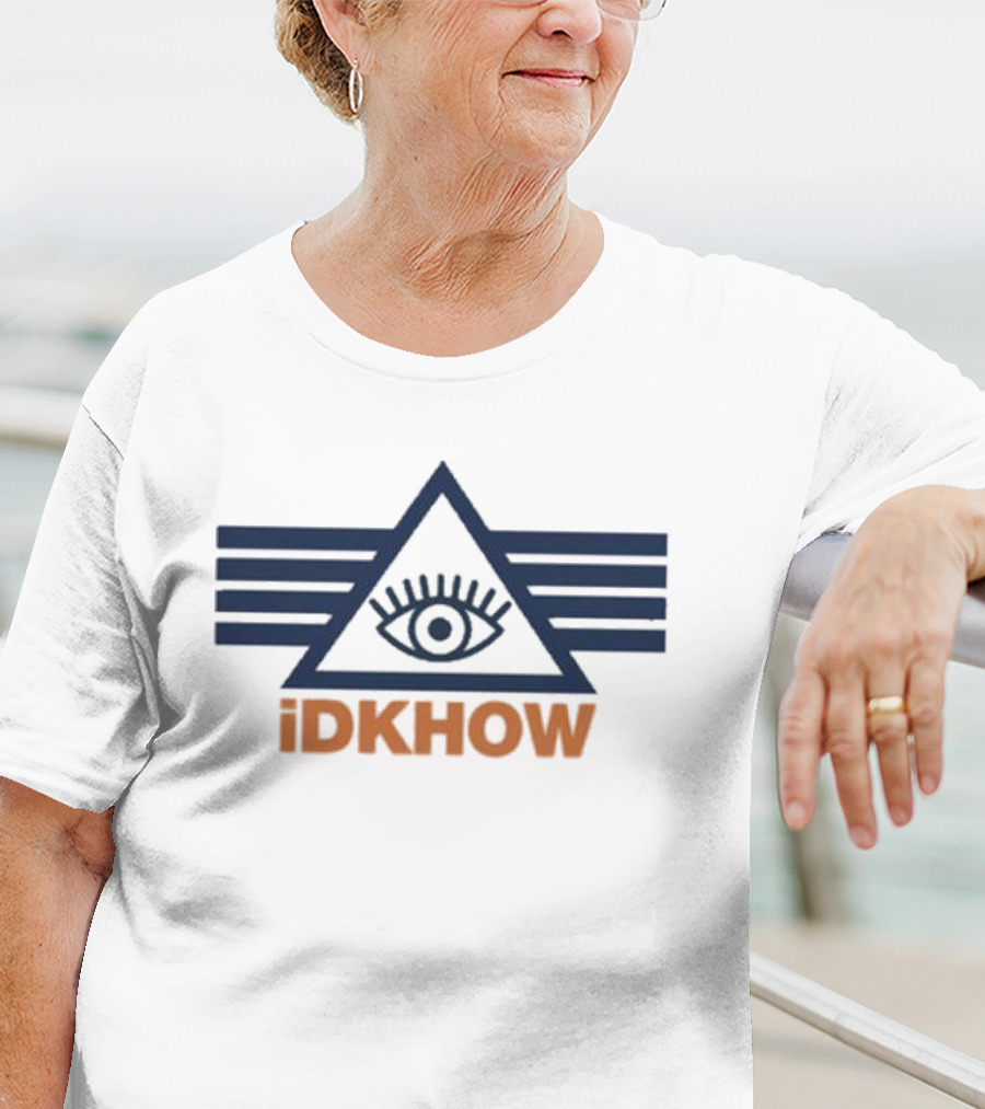 IDKHOW Triangle Eye Stripes T-Shirt