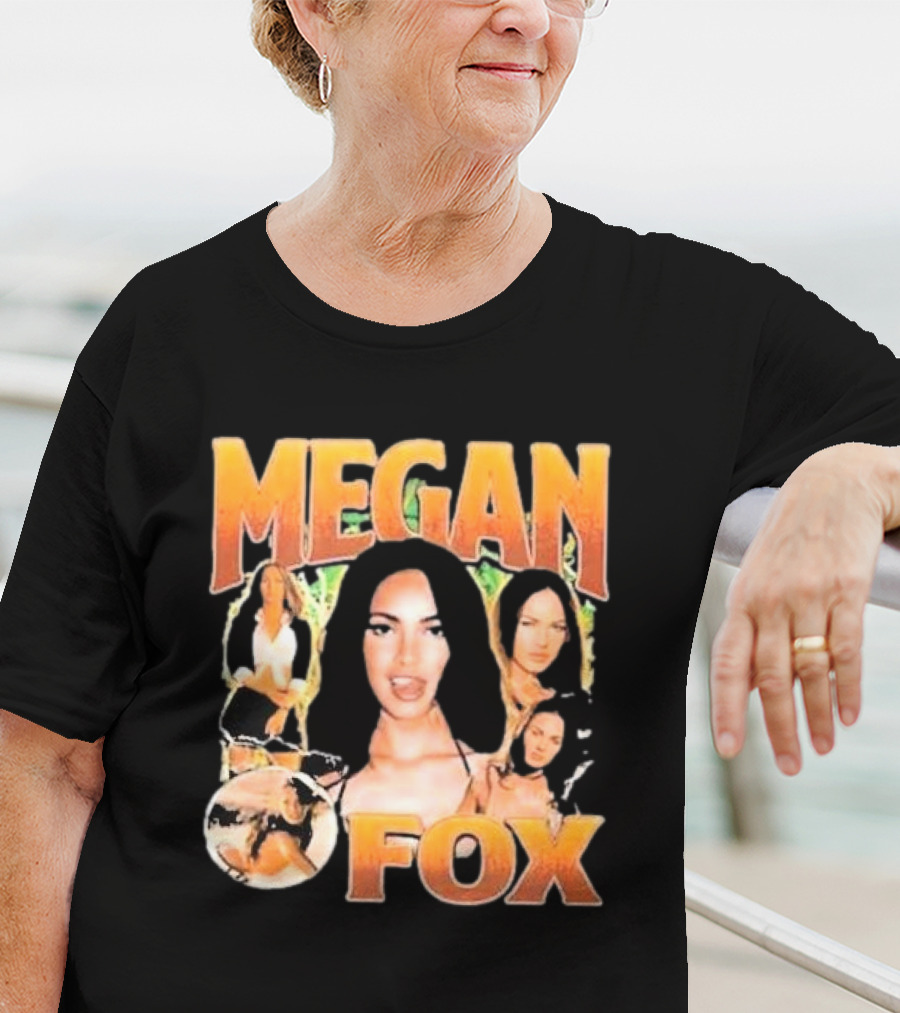 Megan Fox 90s Retro Collage T-Shirt