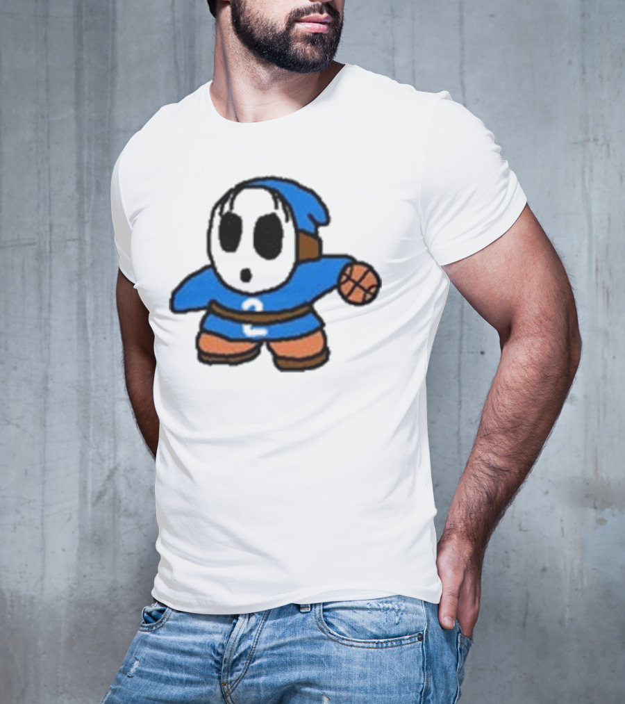 Shy Gilgeous Alexander Basketball Shy Guy Blue 2 T-Shirt