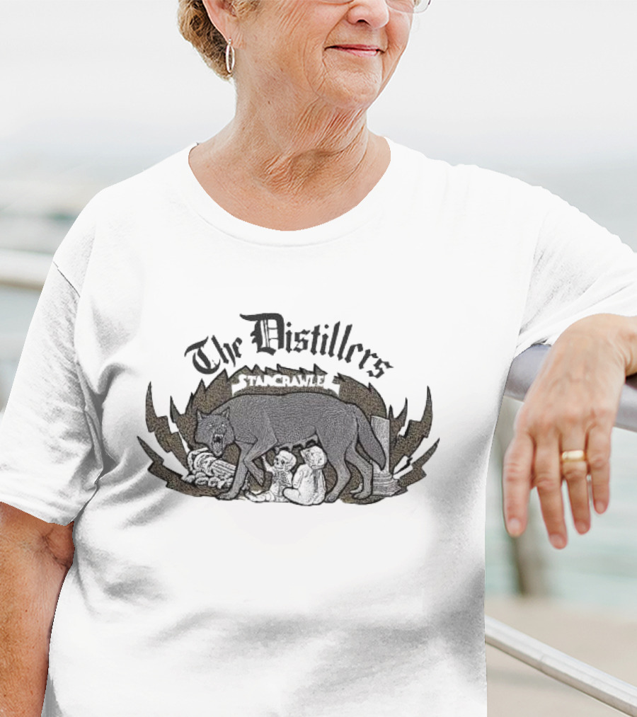 The Distillers Starcrawler Wolf And Child T-Shirt