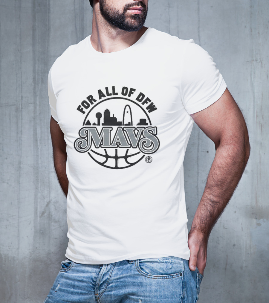 FOR ALL OF DFW MAVS Dallas Mavericks City Edition T-Shirt
