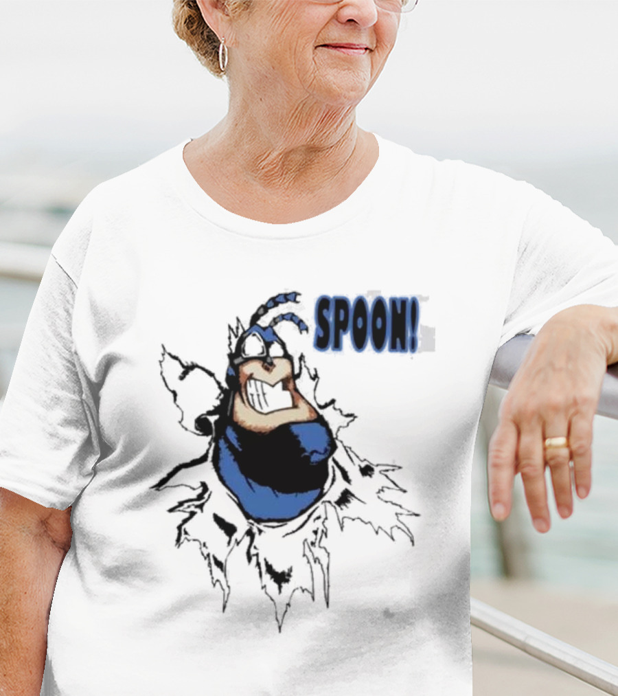 The Tick Cartoon Hero SPOON T-Shirt