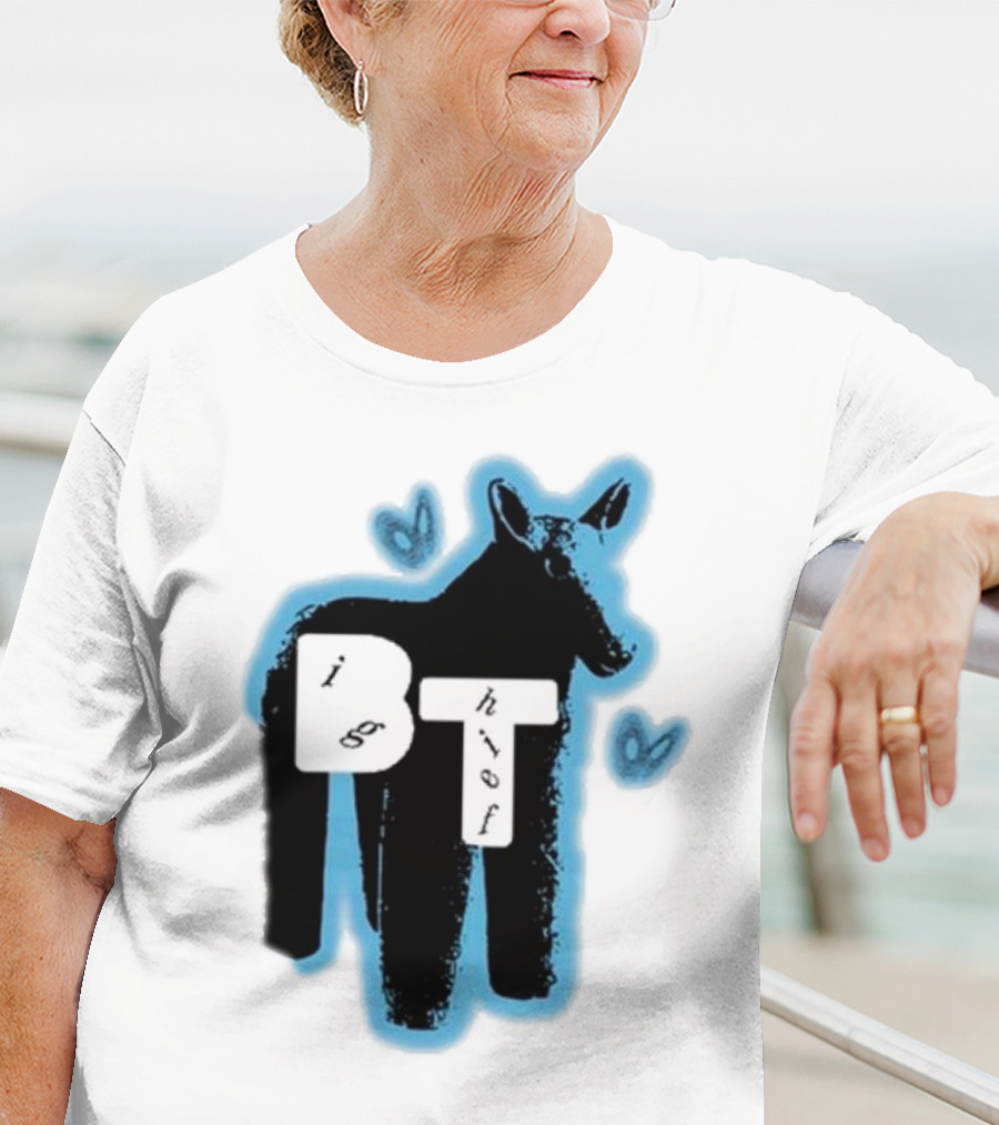 Big Thief BT Creature With Hearts T-Shirt