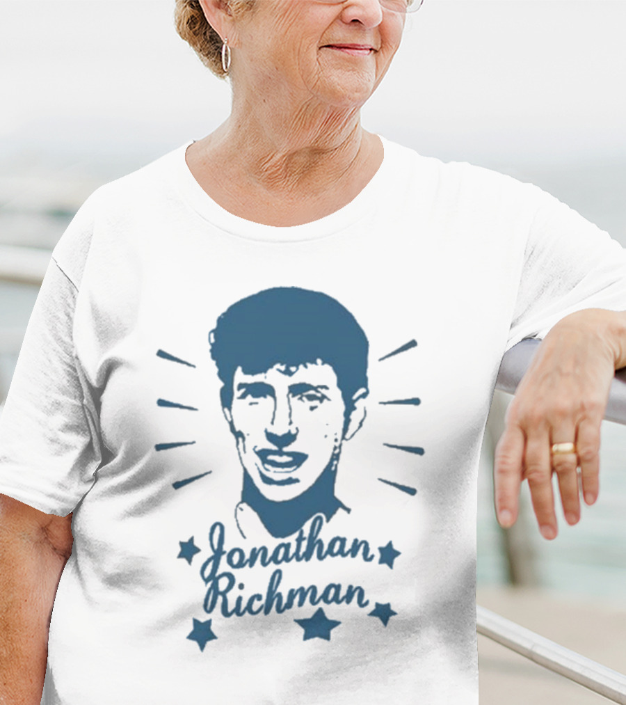 Jonathan Richman Surrounded By Stars And Radiating Light T-Shirt