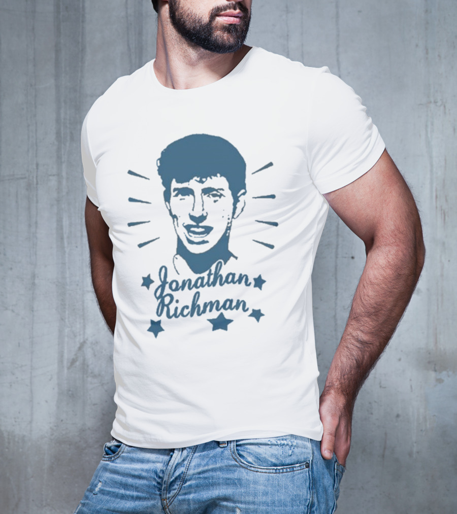 Jonathan Richman Surrounded By Stars And Radiating Light T-Shirt