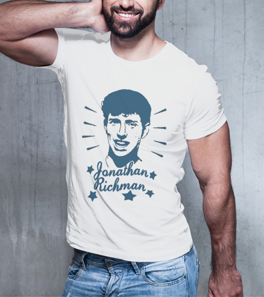 Jonathan Richman Surrounded By Stars And Radiating Light T-Shirt