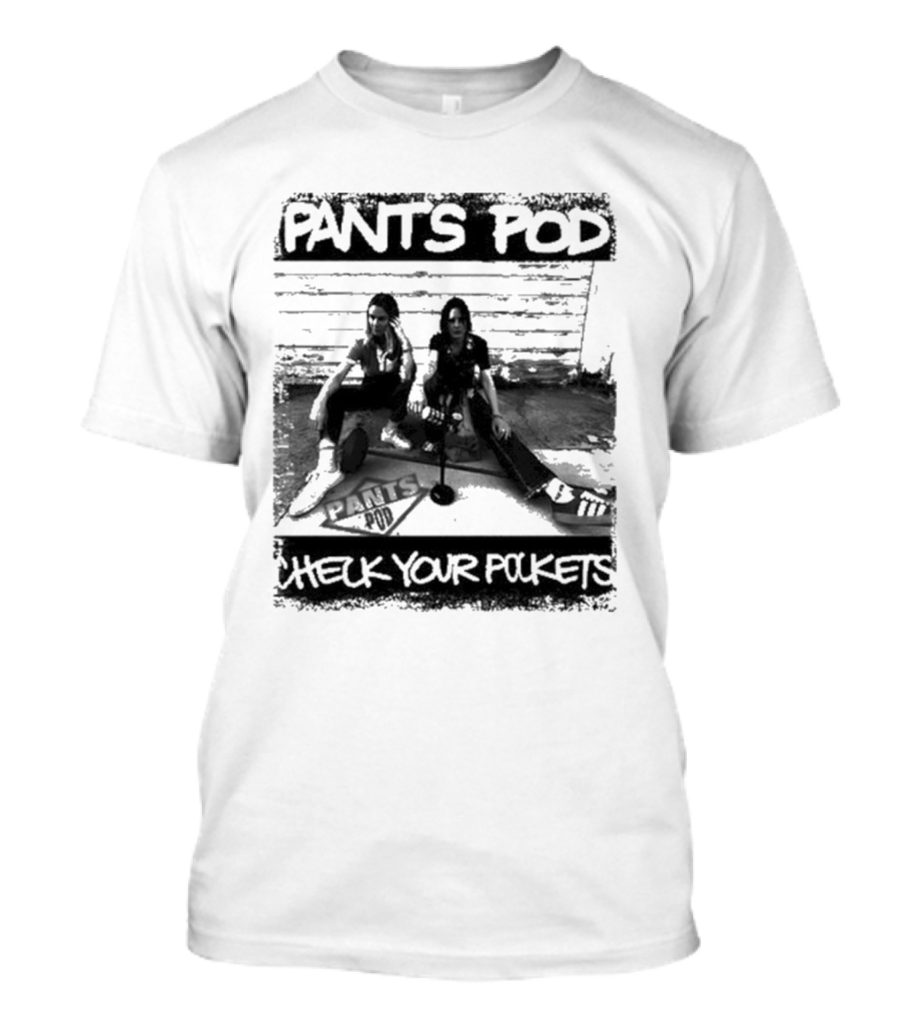 Pants Pod Check Your Pockets Music Scene Duo T-Shirt