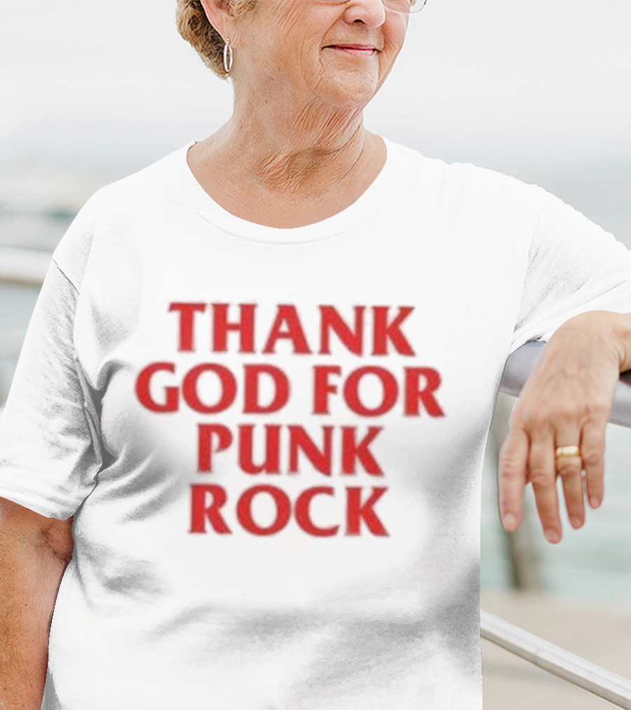 Thank God For Punk Rock Travis Barker Blink 182 T-Shirt