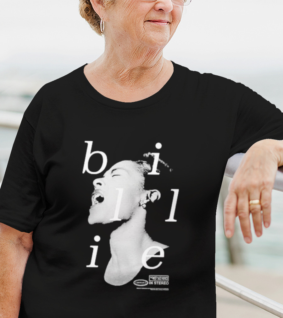 Billie Holiday Cafe Society Prestige Analog In Stereo T-Shirt