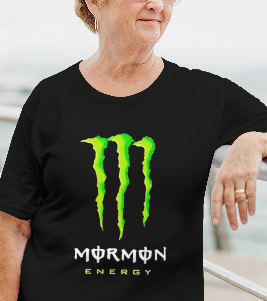 Monster Mormon Energy Green Claw T-Shirt