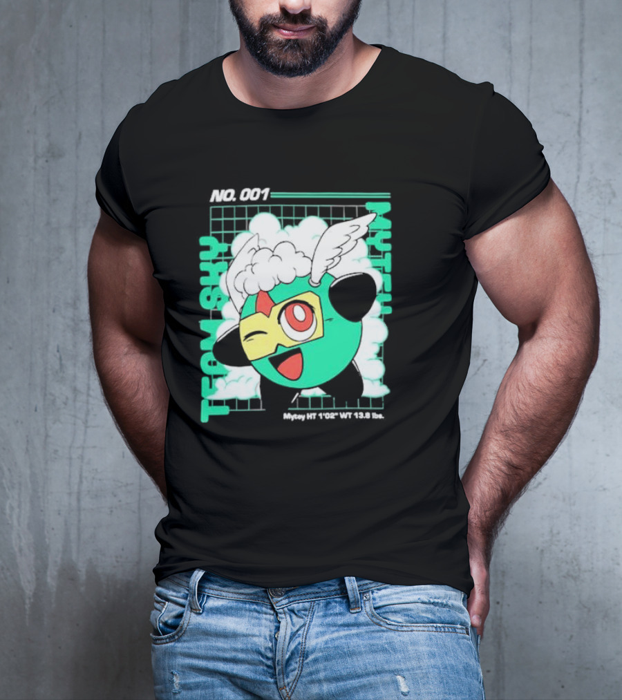 NO. 001 Team Sky Mytey HT 1'02 WT 13.8 Lb T-Shirt