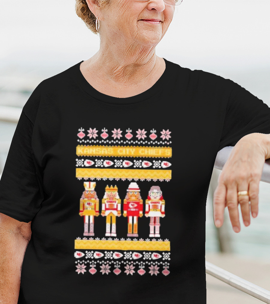 Kansas City Chiefs Nutcracker Christmas Sweater T-Shirt