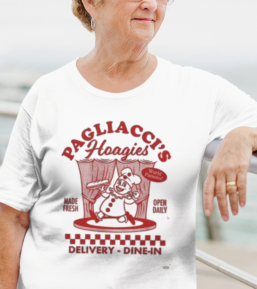 Almost Friday Pagliacci's Hoagies World Famous Made Fresh Delivery Dine-In T-Shirt
