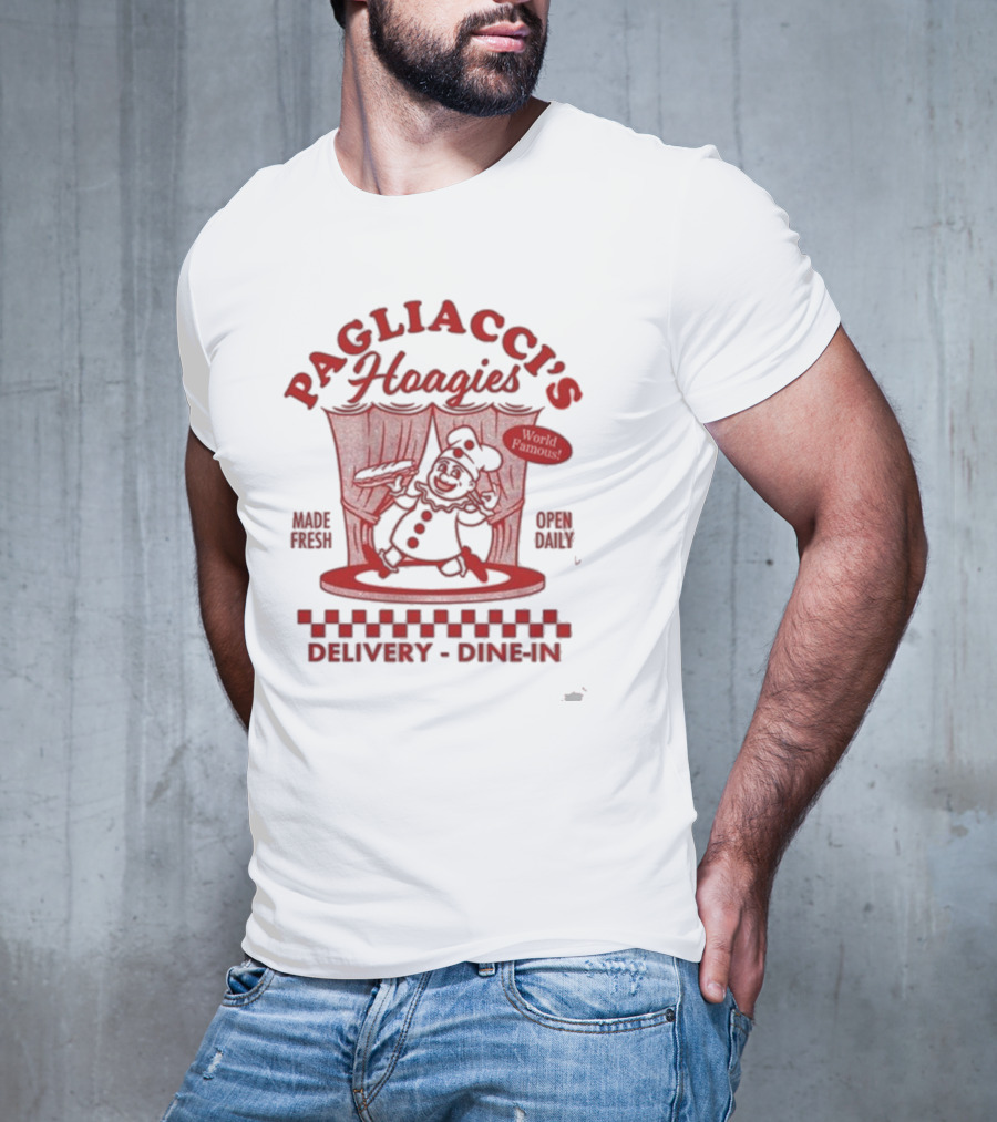 Almost Friday Pagliacci's Hoagies World Famous Made Fresh Delivery Dine-In T-Shirt