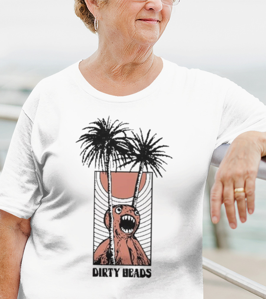 Dirty Heads Sun Scream Creature Palm Trees Holiday T-Shirt