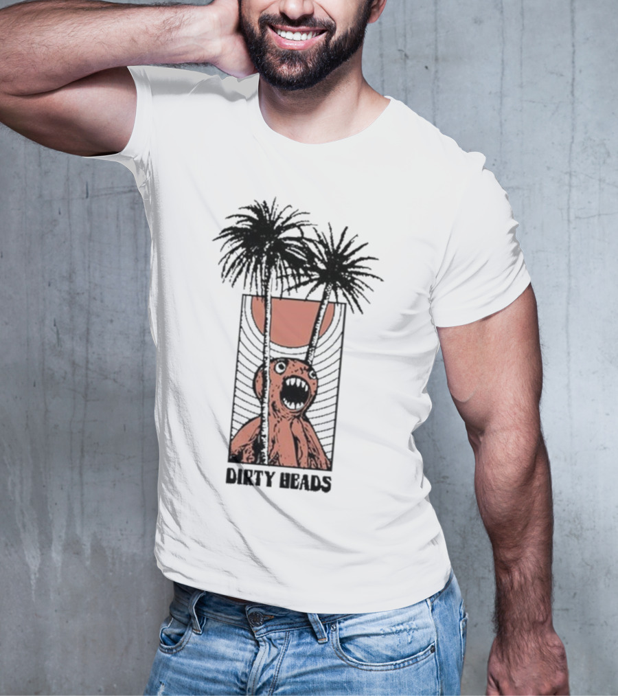 Dirty Heads Sun Scream Creature Palm Trees Holiday T-Shirt