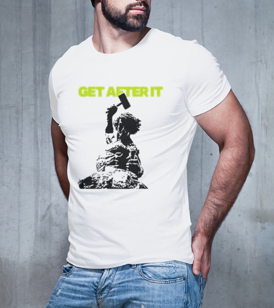 Get After It Rock Climbing Motivational Instrumentals T-Shirt
