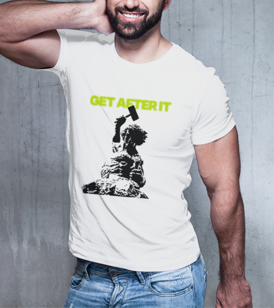 Get After It Rock Climbing Motivational Instrumentals T-Shirt