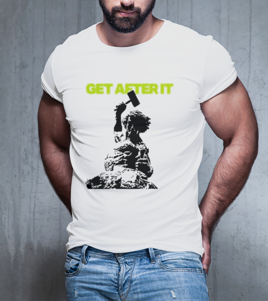 Get After It Rock Climbing Motivational Instrumentals T-Shirt